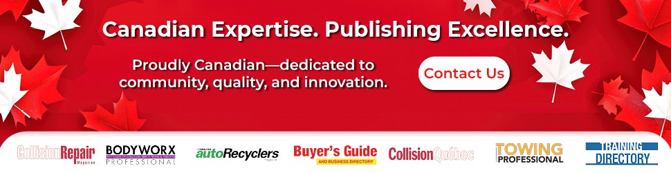 Advertisment: CRM House Ads » Collision Repair Magazine » Proud to be Canadian banner » Proud to be Canadian